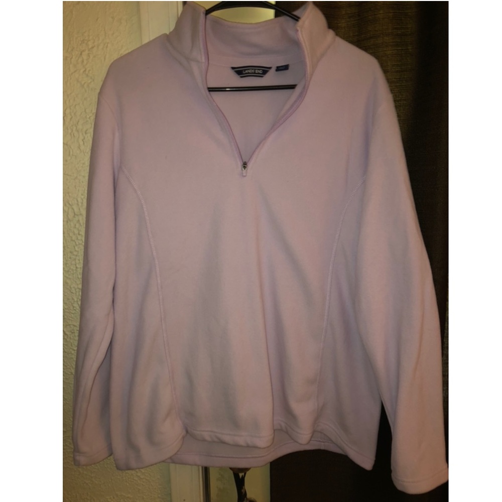 NWOT Land’s End quarter zip size large fleece